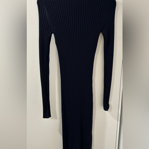 Navy Blue knit Baum und Pferdgarten dress, size 6 - Picture 4 of 4